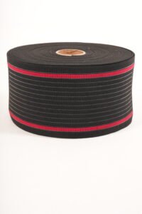 13cm Misinalı Kumaş (Siyah-Kırmızı)