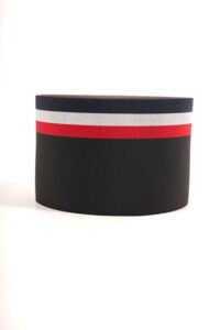 20cm Damye Kumaş (Siyah-Kırmızı-Beyaz)