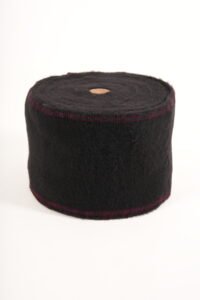 26cm Dokuma Yünlü Korse Kumaş (Siyah)