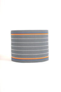 6cm Misinalı Kumaş (Gri-Turuncu)